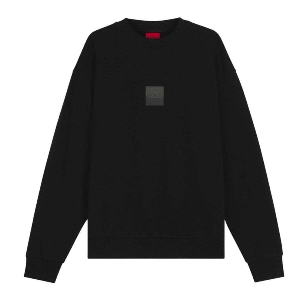 Hugo Mens Logo Drop  Regular Sweatshirt / Black